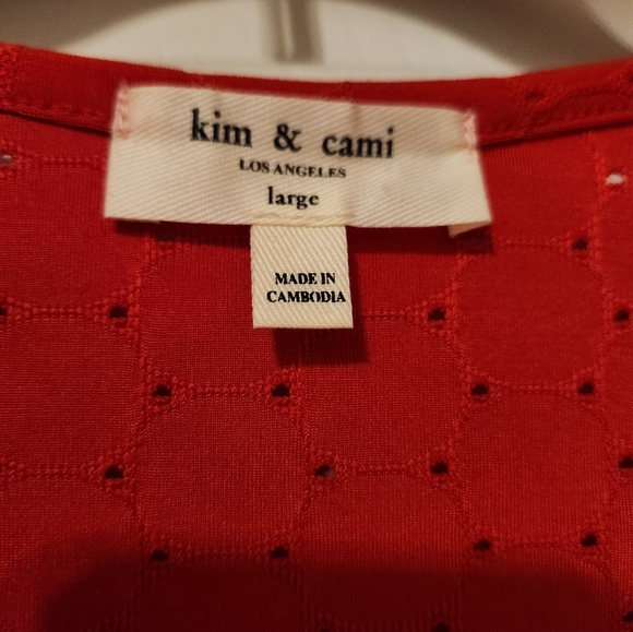 Kim & Cami, NWOT, Large, Orange - Picture 2 of 8